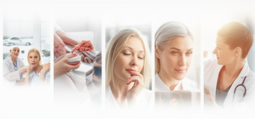 Estemagic ekibinin danışanlarla ilgilendiği bir an